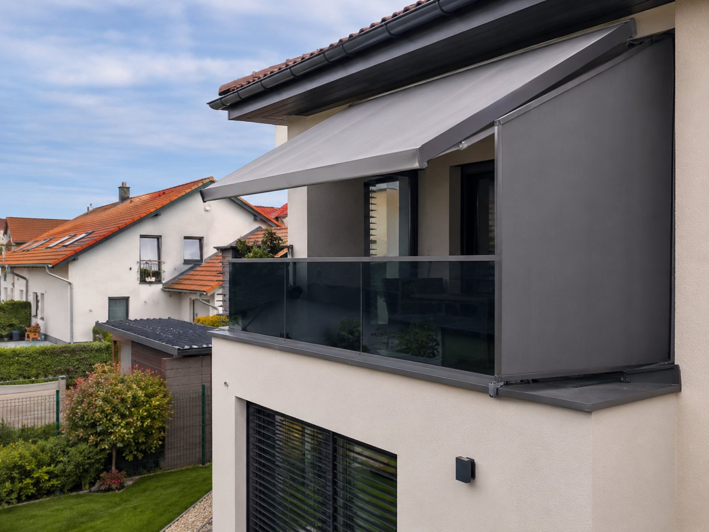 Zastínění balkonů a lodžií v různých situacích